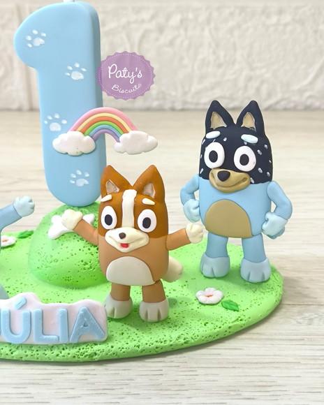Topo Cenário Bluey, Bingo e Família