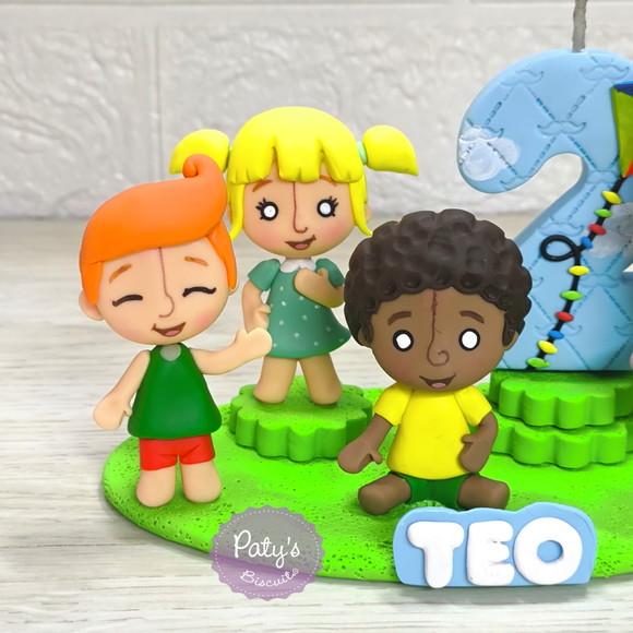 Topinho com vela Mundo Bita (4 personagens)