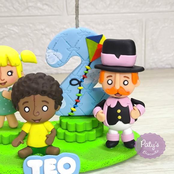 Topinho com vela Mundo Bita (4 personagens)