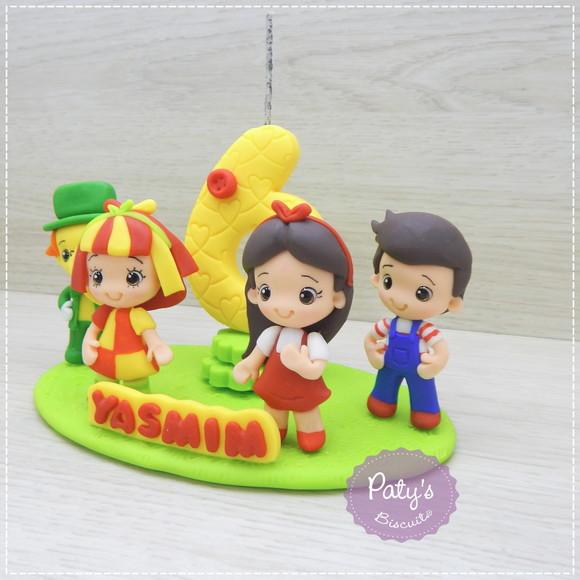 Topo Cenário Sítio do Pica-Pau Amarelo (4 personagens)