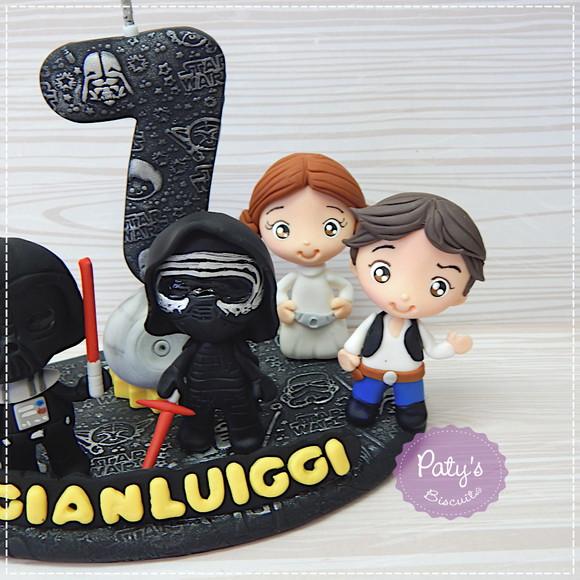 Topo Cenário Star Wars (5 Personagens)