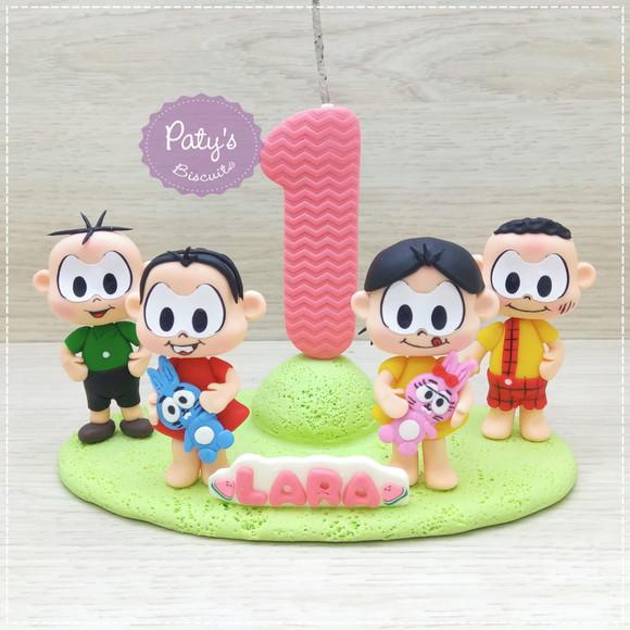 Topo Cenário Turma da Mônica (candy Colors)