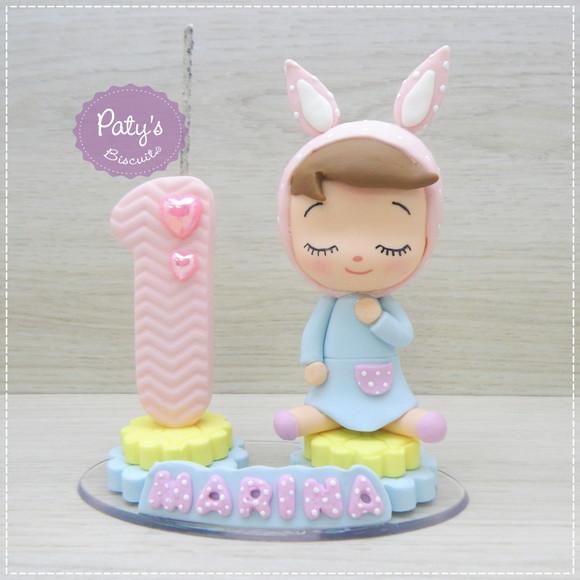 Topo com Vela Metoo Doll