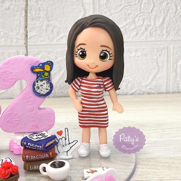 Topo com Vela Personalizado