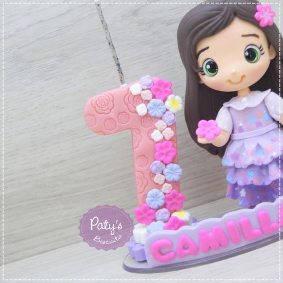 Topo com Vela Personalizado Isabella Madrigal - Encanto