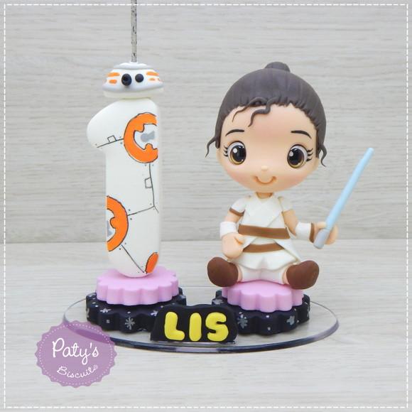 Topo com Vela Rey e BB-8 - Star Wars