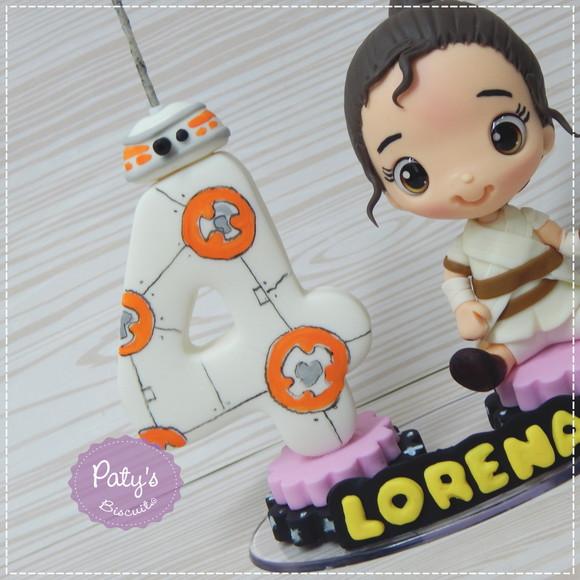Topo com Vela Rey e BB-8 - Star Wars