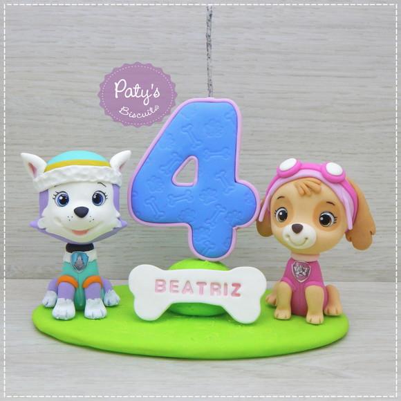Topo com Vela Skye e Everest - Patrulha Canina