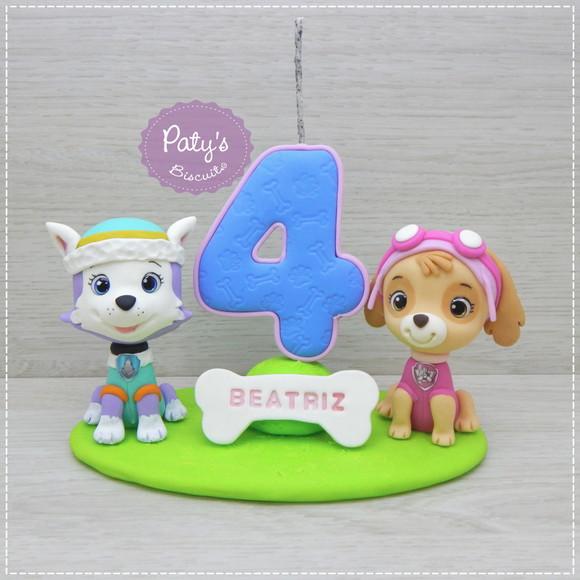 Topo com Vela Skye e Everest - Patrulha Canina
