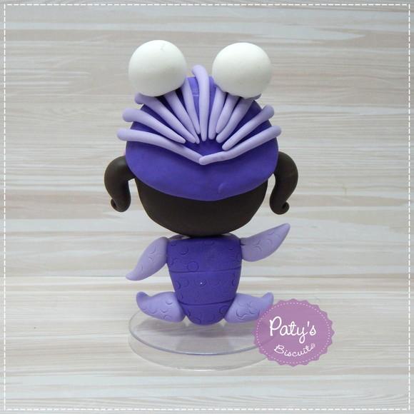 Topo de Bolo Boo 12cm Kawaii - Monstros S.A.