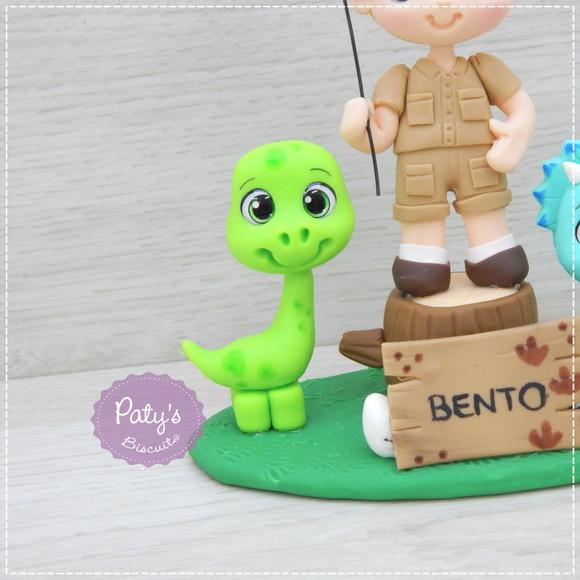 Topo de Bolo Dinossauros (Menino)