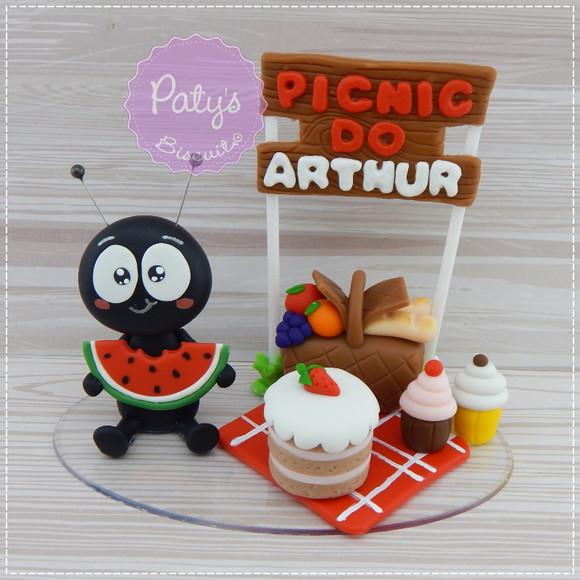 Topo de Bolo Formiguinha / Picnic