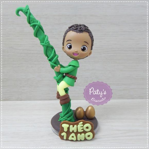 Topo de Bolo João e o Pé de Feijão
