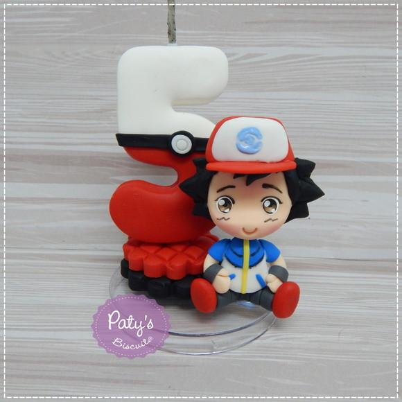 Vela Decorada Ash - Pokémon