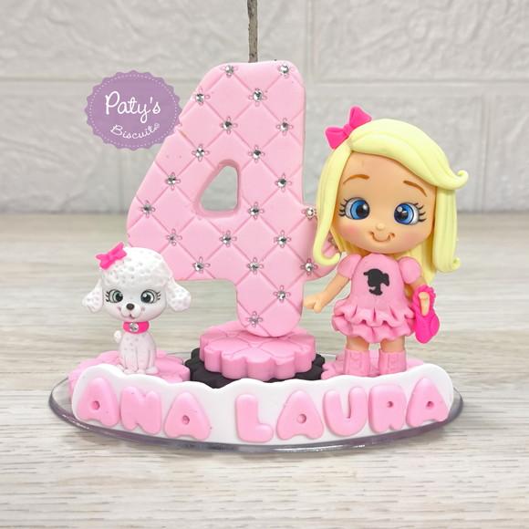 Vela Decorada Barbie