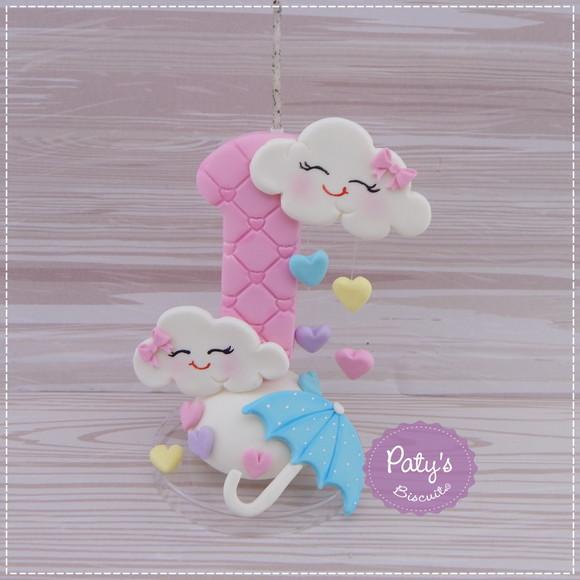 Vela Decorada Chuva de Amor