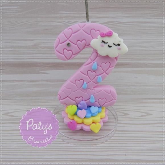 Vela Decorada Chuva de Amor (Mod. 02)