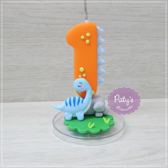 Vela Decorada Dino Baby (mod. 02)