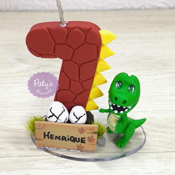 Vela Decorada Dinossauro / T-Rex