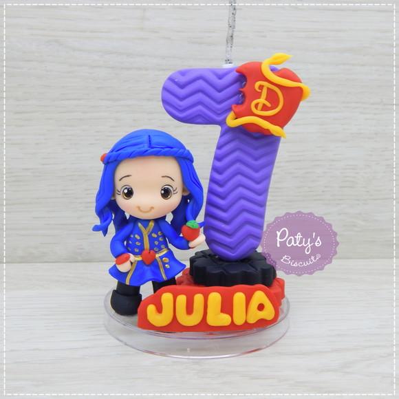 Vela Decorada Evie - Descendentes