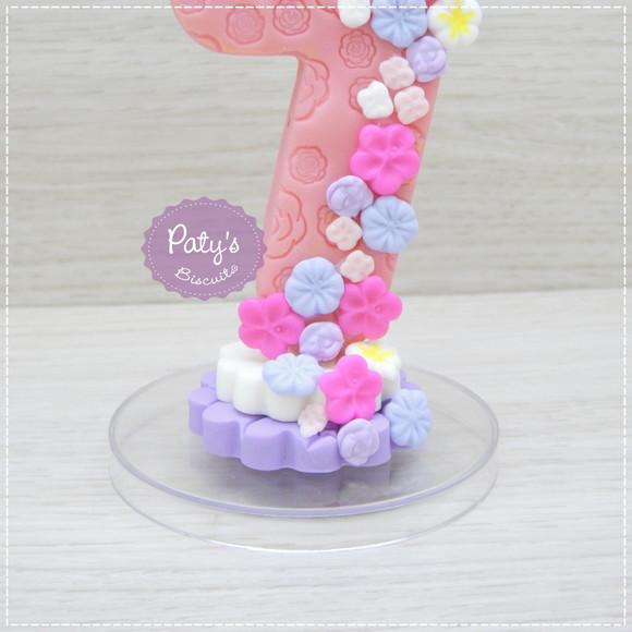 Vela Decorada Flores