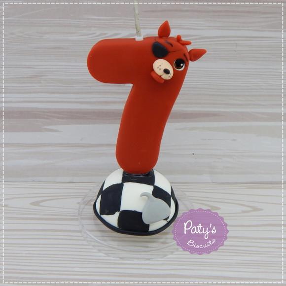 Vela Decorada Foxy - FNAF / Five Nights at Freddy's