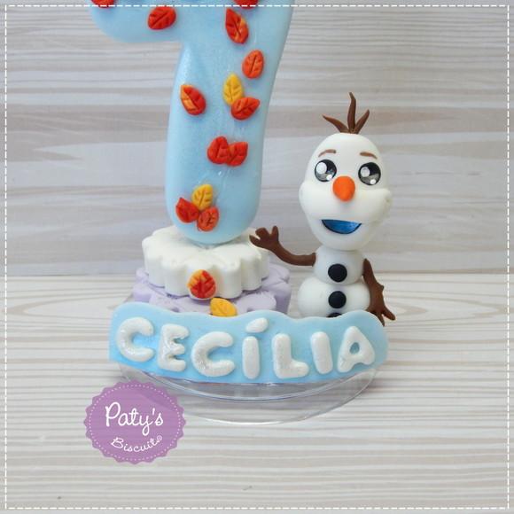 Vela Decorada Olaf - Frozen 2