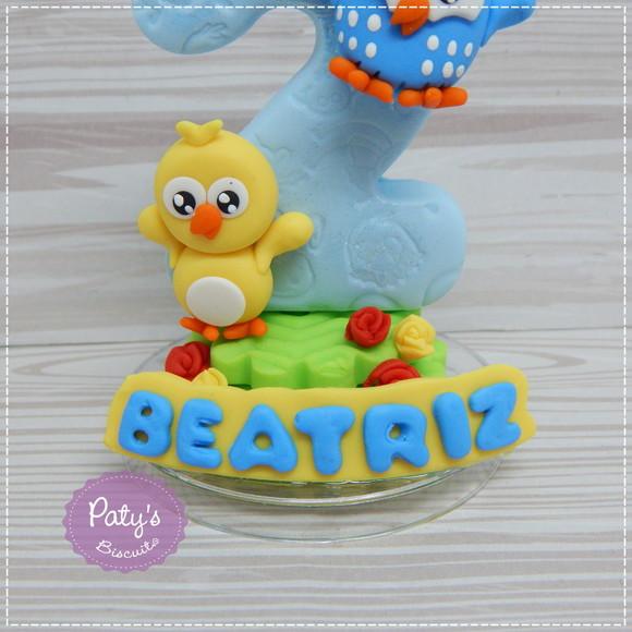 Vela Decorada Galinha Pintadinha Mini