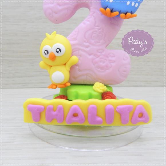 Vela Decorada Galinha Pintadinha Mini (vela Rosa)