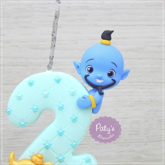 Vela Decorada Gênio / Aladdin