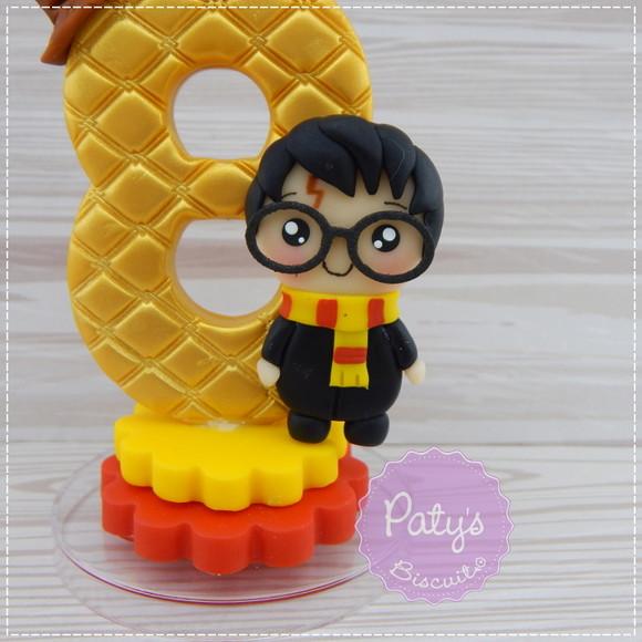 Vela Decorada Harry Potter Kawaii