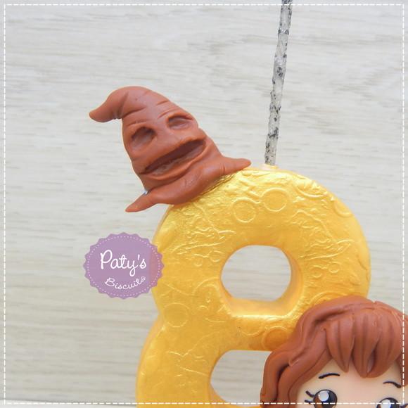 Vela Decorada Hermione Kawaii - Harry Potter