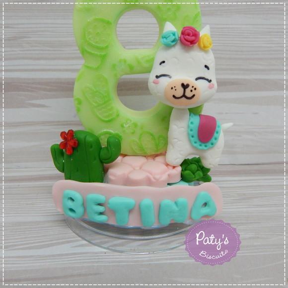 Vela Decorada Lhama