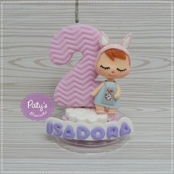 Vela Decorada Metoo Doll Retrô Bunny