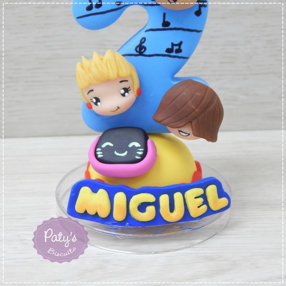 Vela Decorada Mini Beat Power Rockers