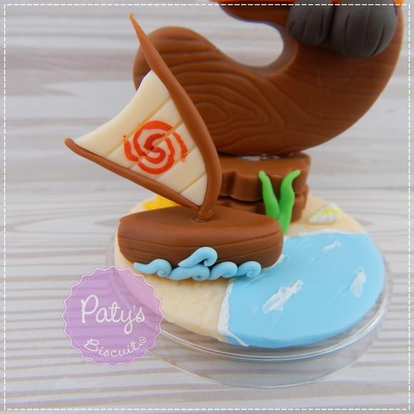 Vela Decorada Moana - Barquinho