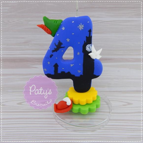 Vela Decorada Peter Pan