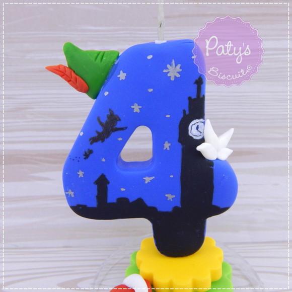 Vela Decorada Peter Pan
