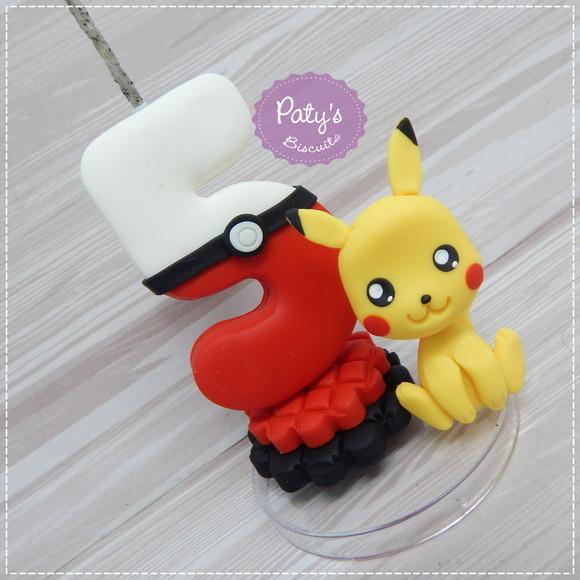 Vela Decorada Pikachu - Pokémon