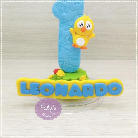 Vela Decorada Pintinho Amarelinho Mini