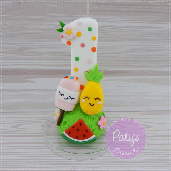 Vela Decorada Primavera / Verão