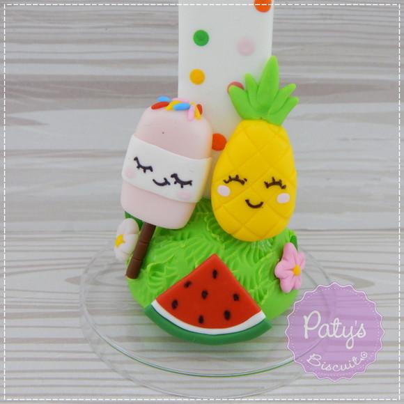 Vela Decorada Primavera / Verão