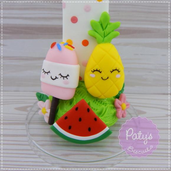 Vela Decorada Primavera / Verão
