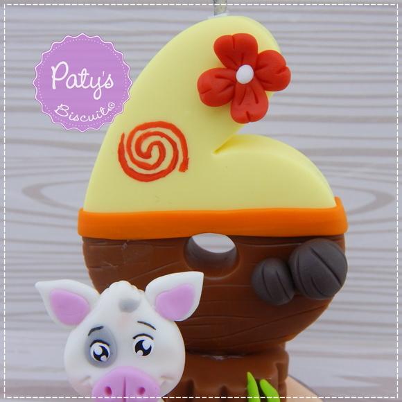 Vela Decorada Puá - Moana