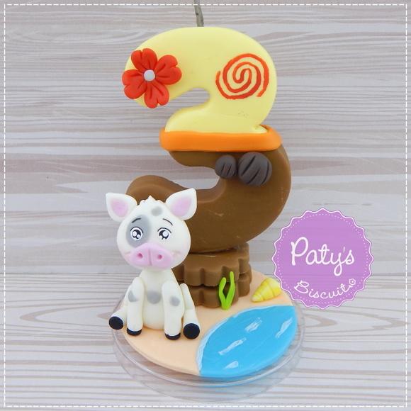 Vela Decorada Puá - Moana