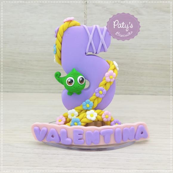 Vela Decorada Rapunzel e Pascal - Enrolados