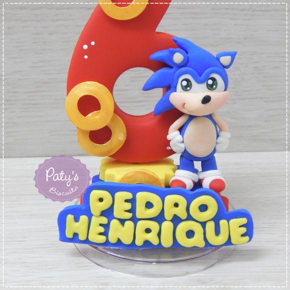 Vela Decorada Sonic