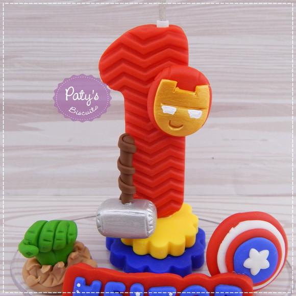 Vela Decorada Super Heróis / Vingadores