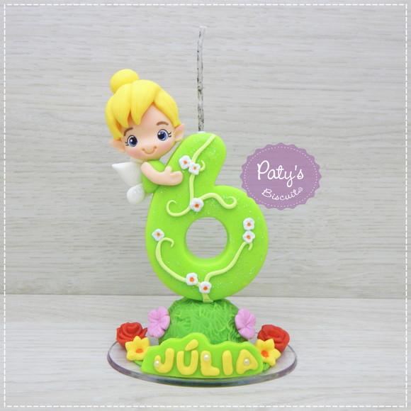 Vela Decorada Tinker Bell