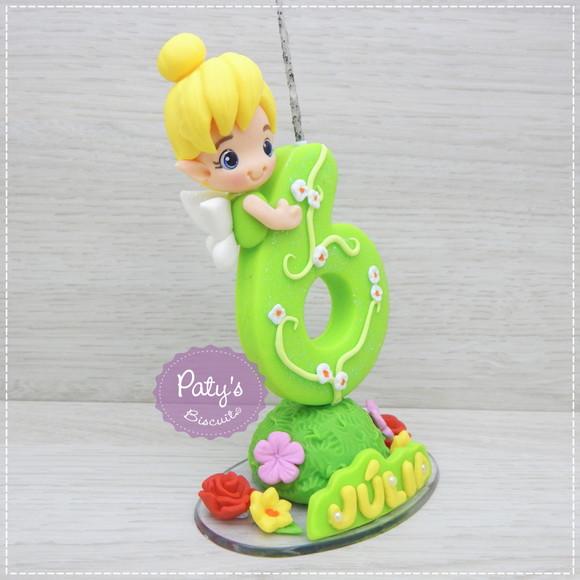 Vela Decorada Tinker Bell